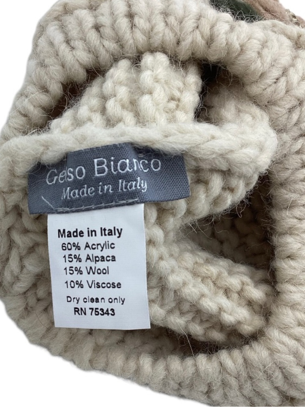 Gelso Bianco Made In Italy Beanie Hat (NWT) (Size: OSFM) - Picture 14 of 14